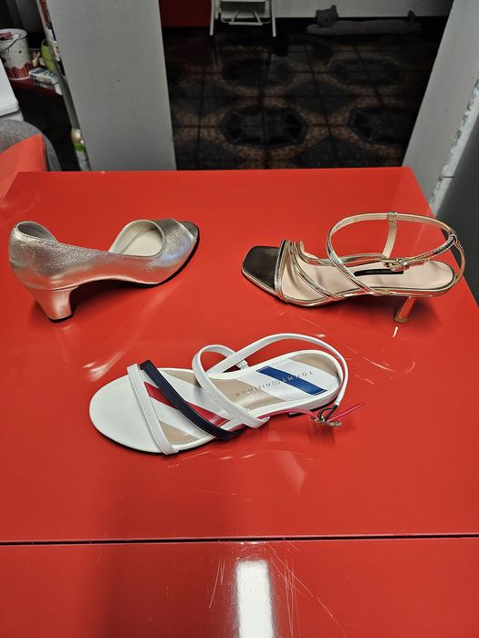 Vand pantofi piele, sandale ocazie si sandale Tommy Hilfiger originale