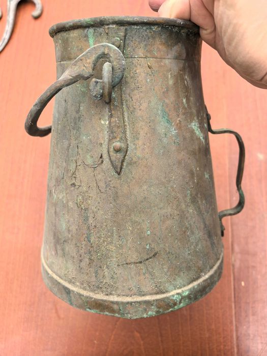 Продавам антични медни съдове 5бр.