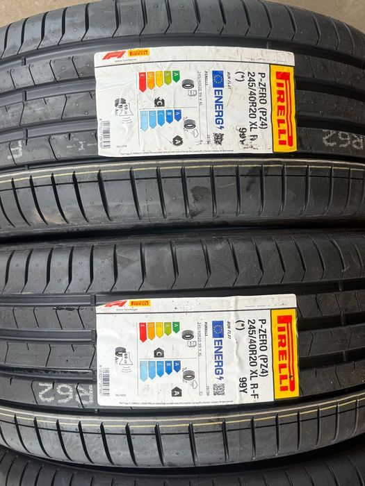 Vând set anvelope 245/40/20-275/35/20 Pirelli de vară noi cu runflat și omologare BMW