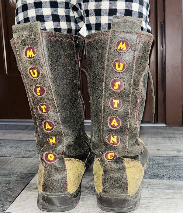 Cizme Mustang piele întoarsă