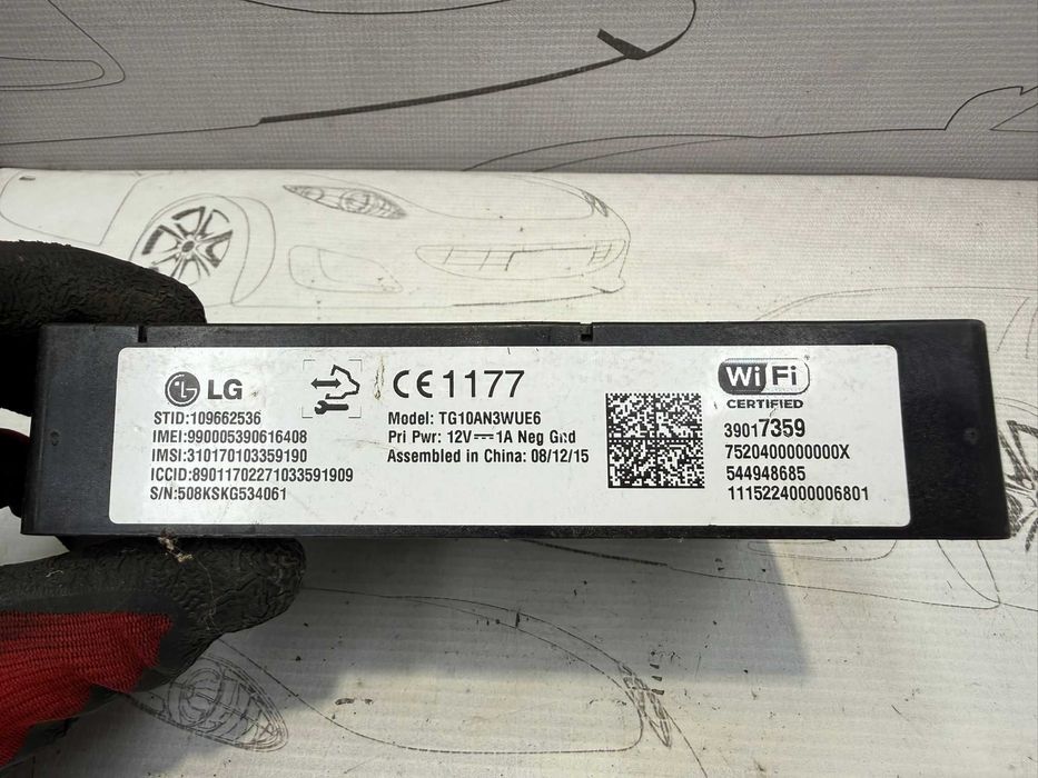 Modul Wi-Fi / Hotspot / Modul electronic Opel Corsa E 39017359 2015 / [2014-2019] / (5C3)