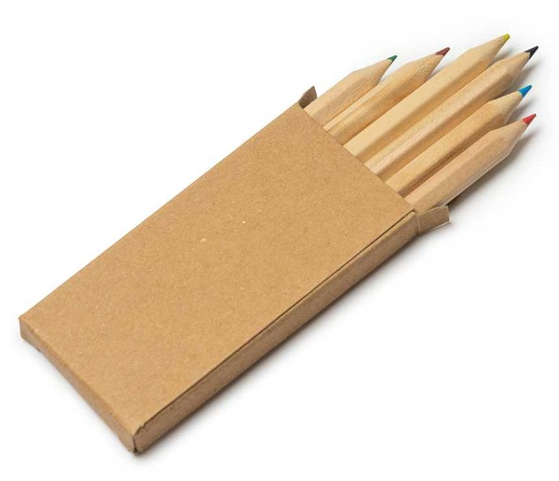 Комплект цветни моливи за рекламно брандиране