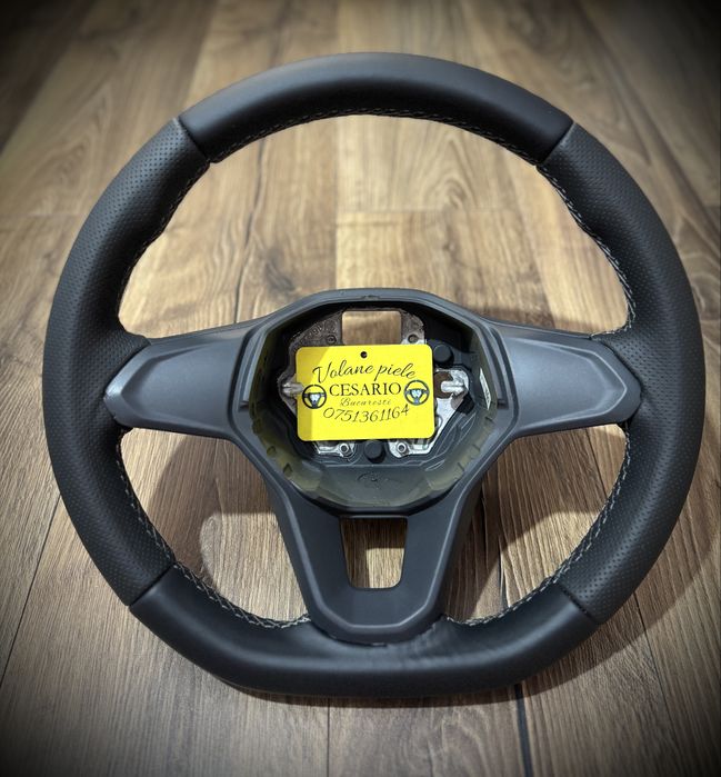 Volan piele naturală nappa Golf 8,Passat B8, Tiguan, T Cross,Roc,ID3-4