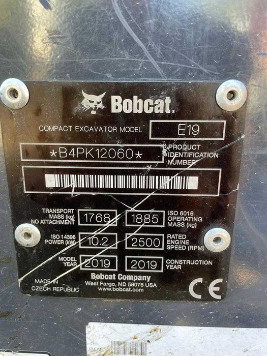 Miniexcavator BOBCAT