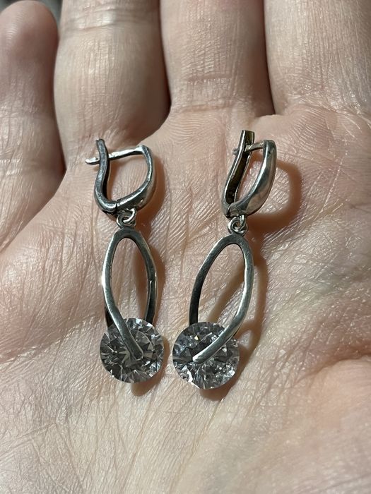 Комплект СРЕБРО - пръстен и обеци