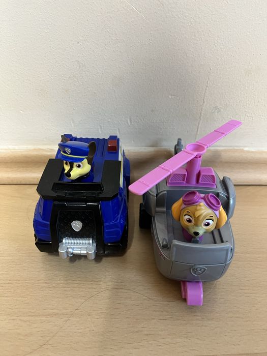 Пес патрул кученца с коли - Рекс, Тракър, Зума, Роки, Маршал, Чейс