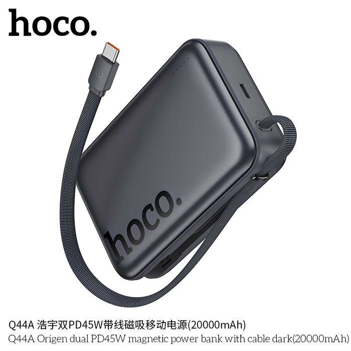 Hoco Q44A Origen Dual Magnetic PD45W Power Bank 20000mAh for iPhone 17