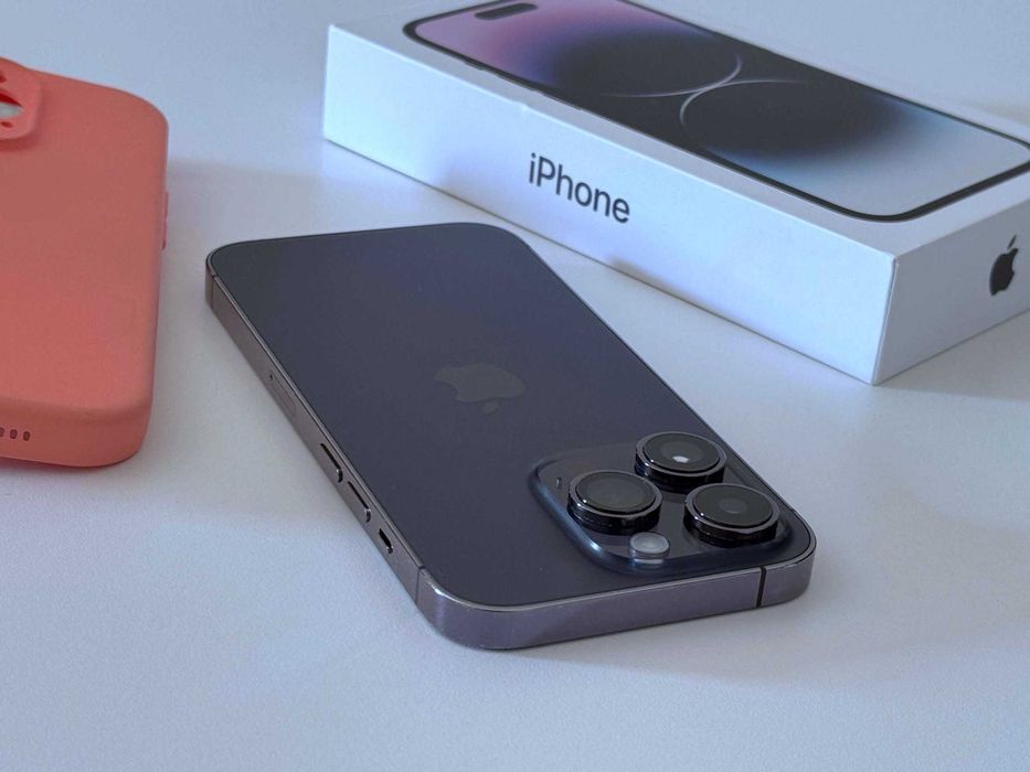 Бартер! Перфектен! iPhone 14 Pro Deep Purple (Лилав)