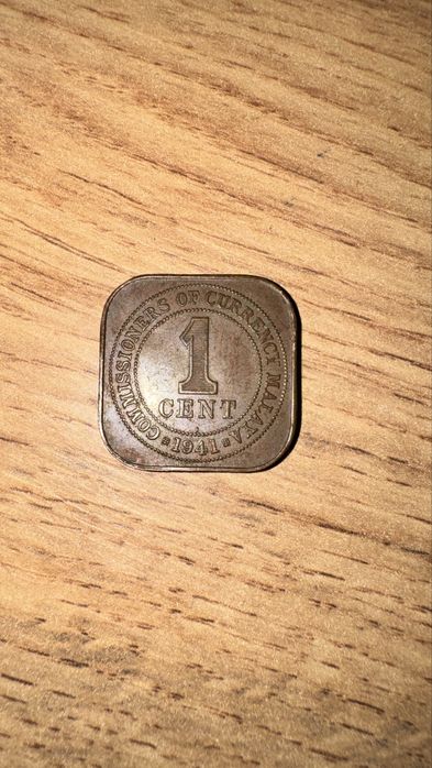 Продам монету Малайя 1 цент 1941