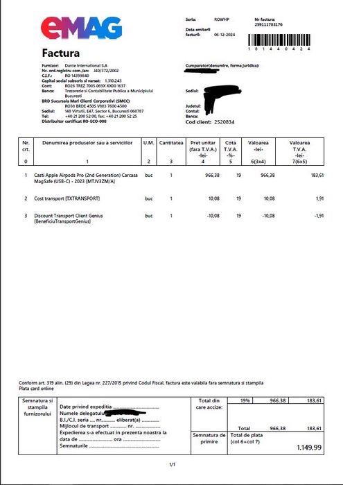 Air pods 2 pro originale