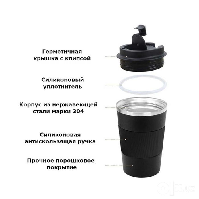 Термокружка 510 мл – термокружка, термостакан, термокружка для кофе