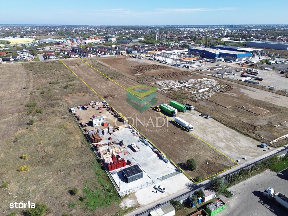Teren Chitila - 8.700 mp - pretabil pentru hale