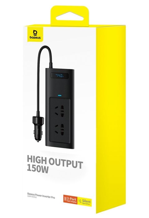 Baseus автомобильный инвертор  220 В