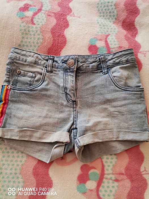 Детски дънкови панталонки за момиче