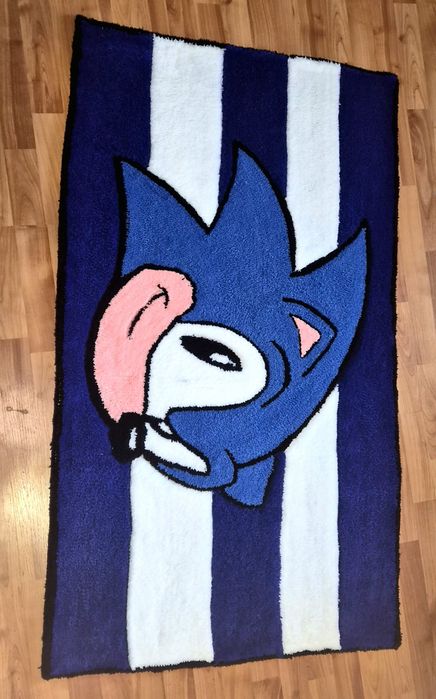 Covor Custom Sonic the Hedgehog – Handmade (Tufting) – 90x140 cm