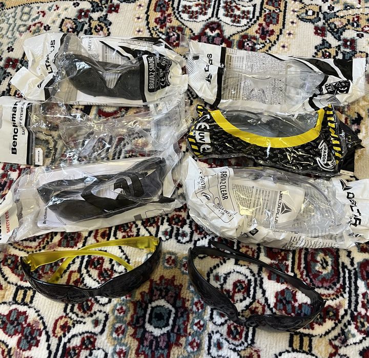 Перчатки  , очки