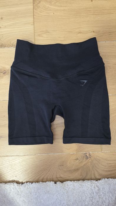 Gym Shark къс клин черен