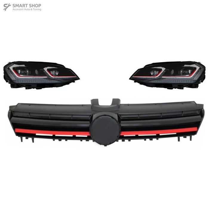 Faruri LED Bi-xenon Look VW Golf 7 VII (2012-2017) Facelift G7.5 GTI D