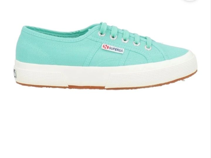 Дамски кецове SUPERGA в свеж  цвят мента