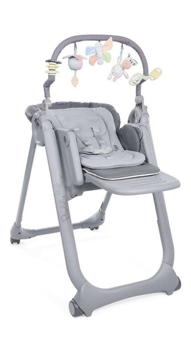 Chicco Стульчик для кормления Polly Magic Relax Graphite серый