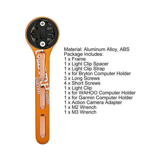 Suport aluminiu computer Garmin Bryton Wahoo ghidon aero cursiera GoPr