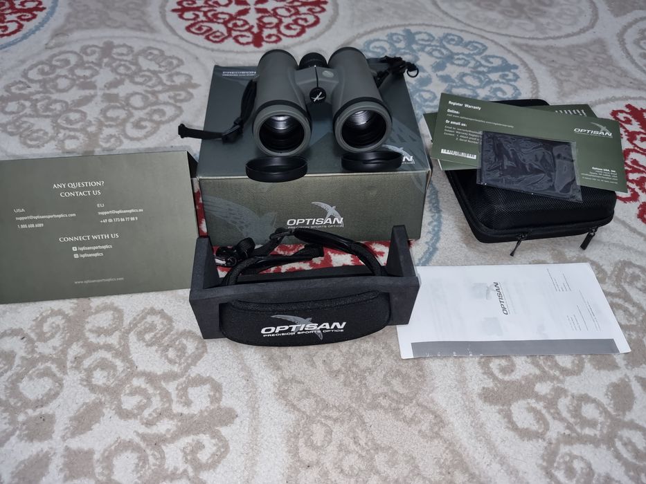 Бинокль optisan 10x42 ed