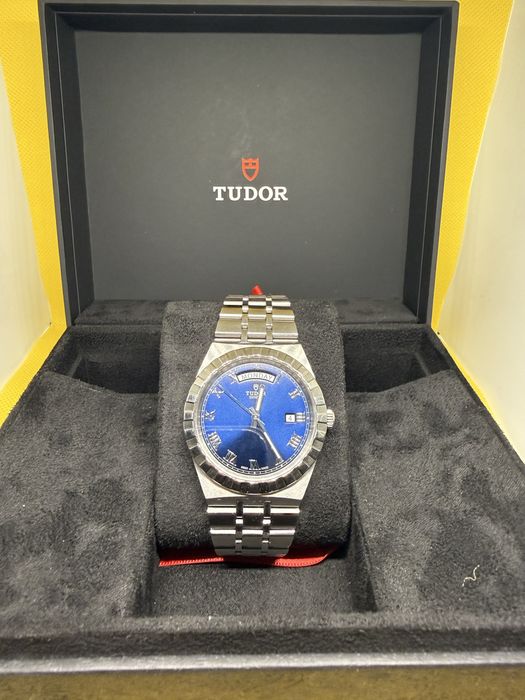Tudor Royal Day Date 28600 Blue Dial Barbati Ceas 41mm Automatic Full Set 2025