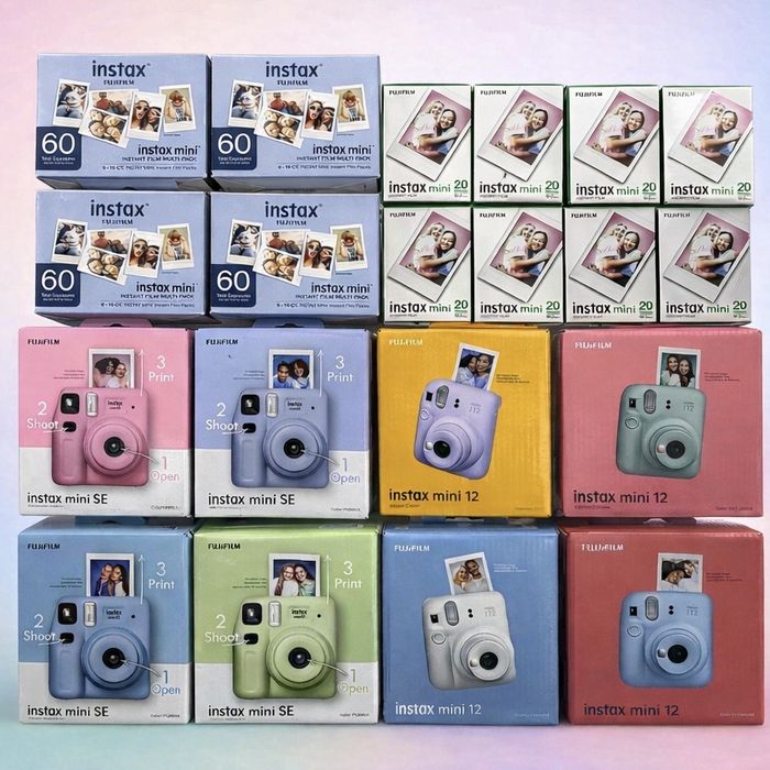 Фотоаппараты Instax Mini и плёнки. Есть доставка