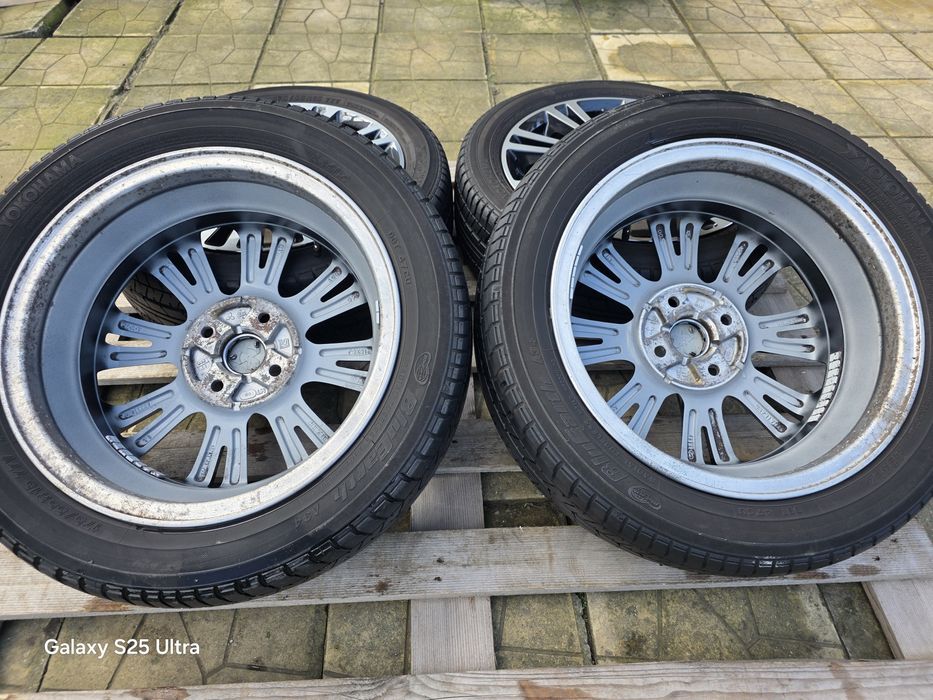 Лети джанти 15ки 4х100 Mitsubishi + летни гуми 175/55/15 Yokohama