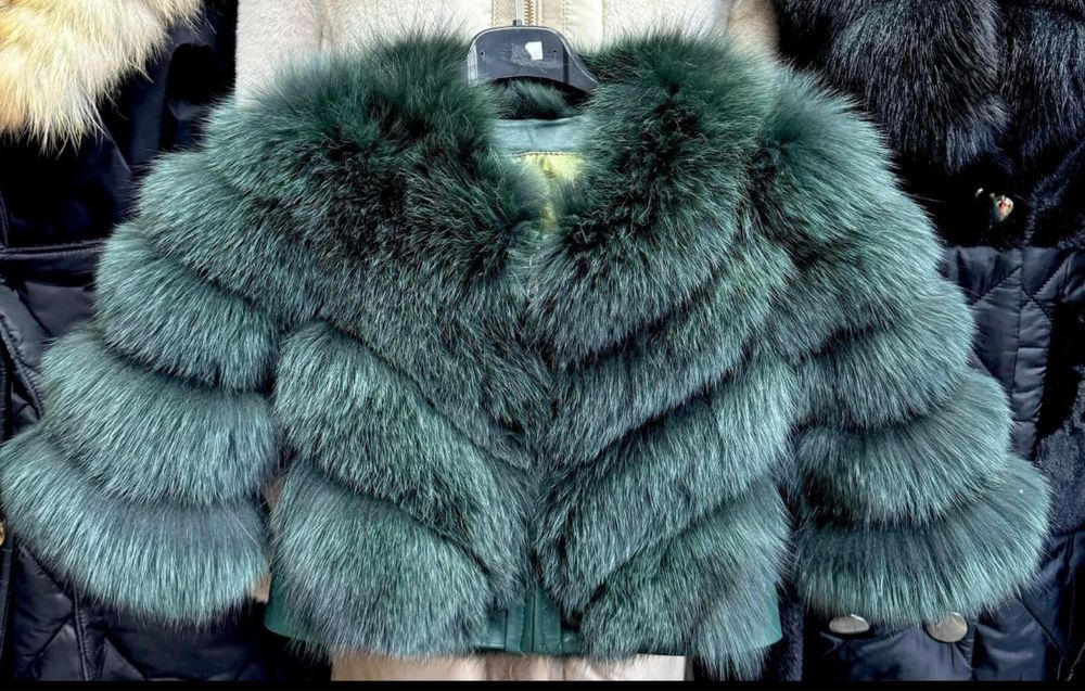 Палто естествен косъм