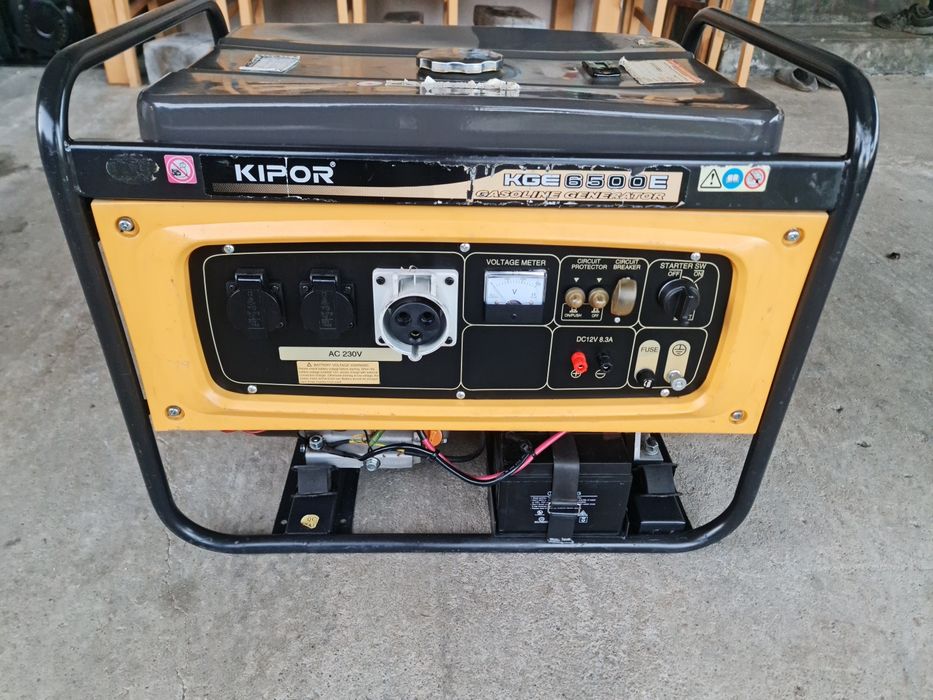 Generator  KIPOR curent electric KGE 6500 E automat