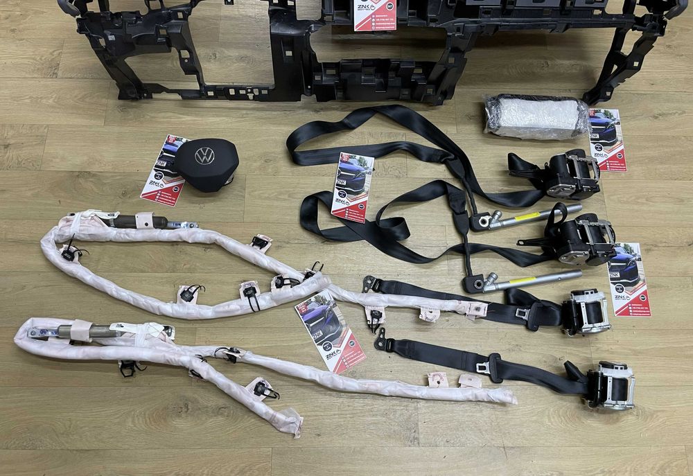 Volkswagen ID4 - plansa de bord - kit airbag - set centuri siguranta