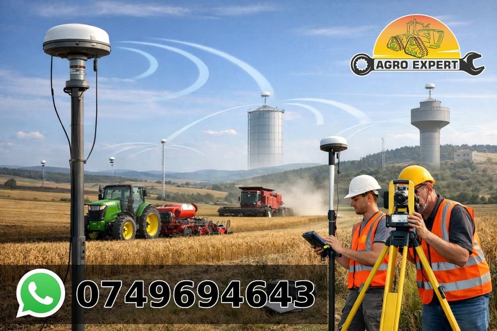 Semnal RTK 2.5cm GPS Autoghidre Autotrac GNSS