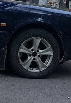 Титановые диски R15 с резиной, подходят на Mercedes и Audi