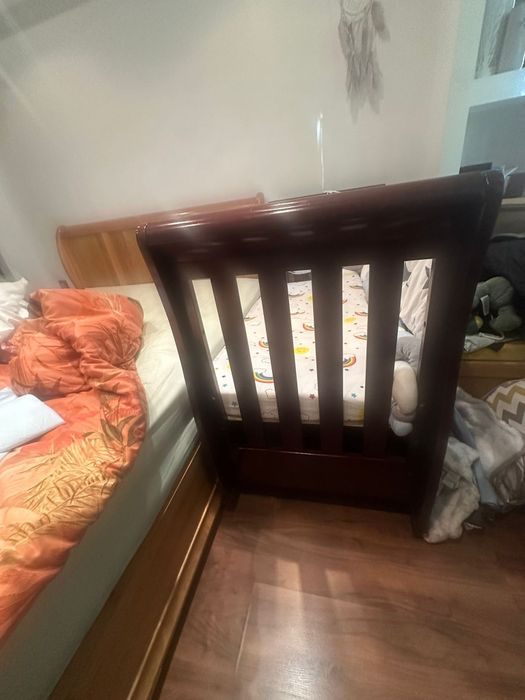 Pătuț bebe cu saltea