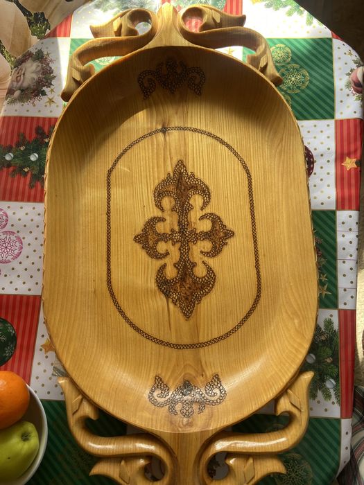 Ет табақ деревянный, новый