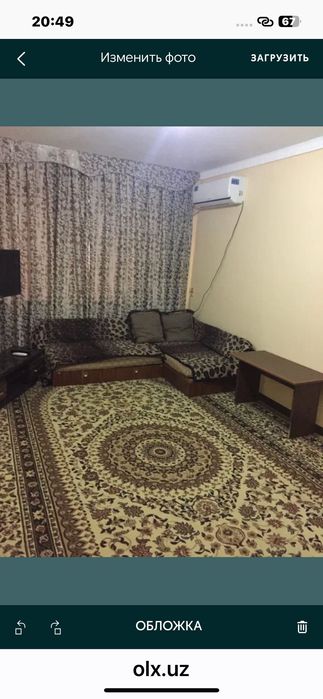 Квартира 1 комнатная в г.Карши от собственника