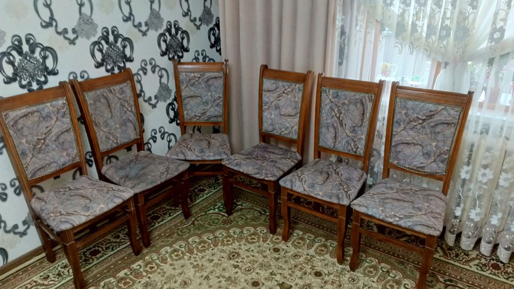 Деревянные стулья 6 шт | Крепкие, аккуратные