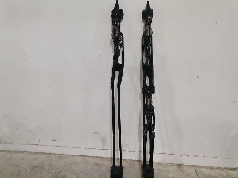 Африканска статуетка - Семейство