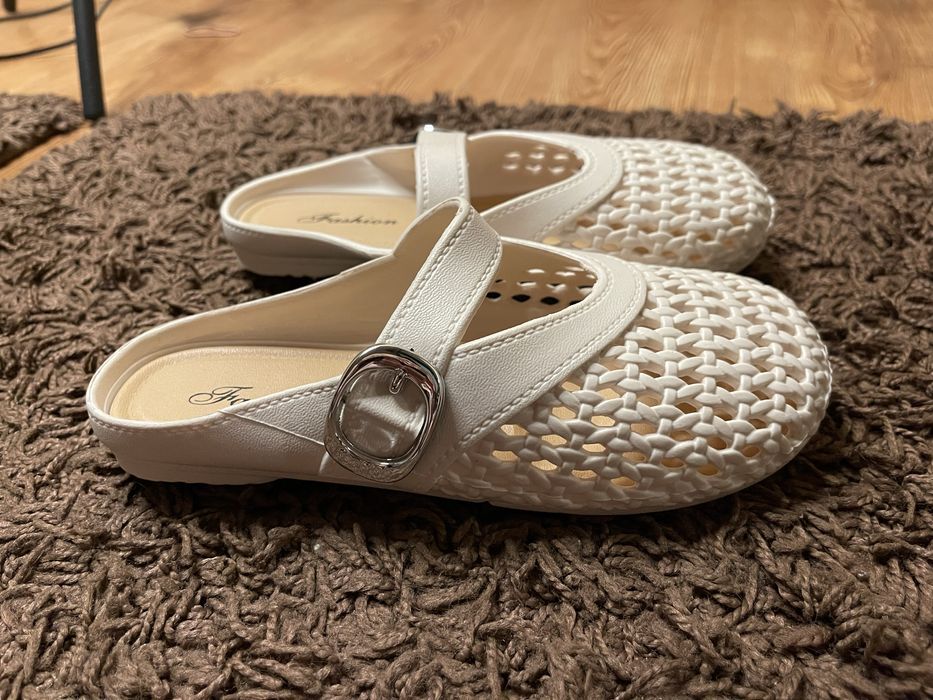 Женские сетчатые мюли. Шлепанцы Мэри Джейн