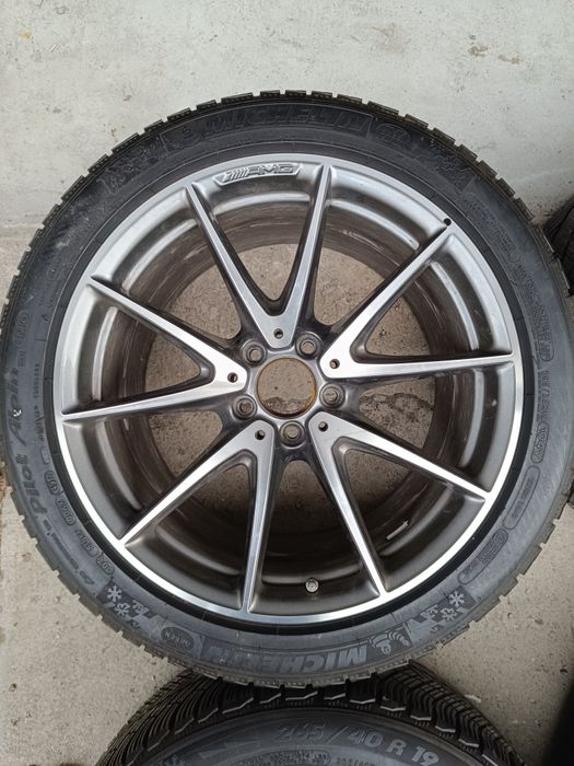 MERCEDES 19 цола 5x112 джанти + гуми 63 AMG W213 W222 W212 W205