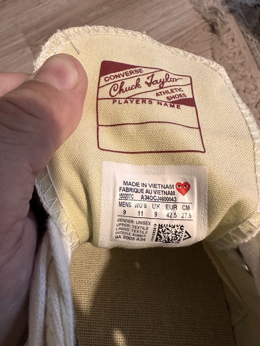 Converse play Comme des Garcon