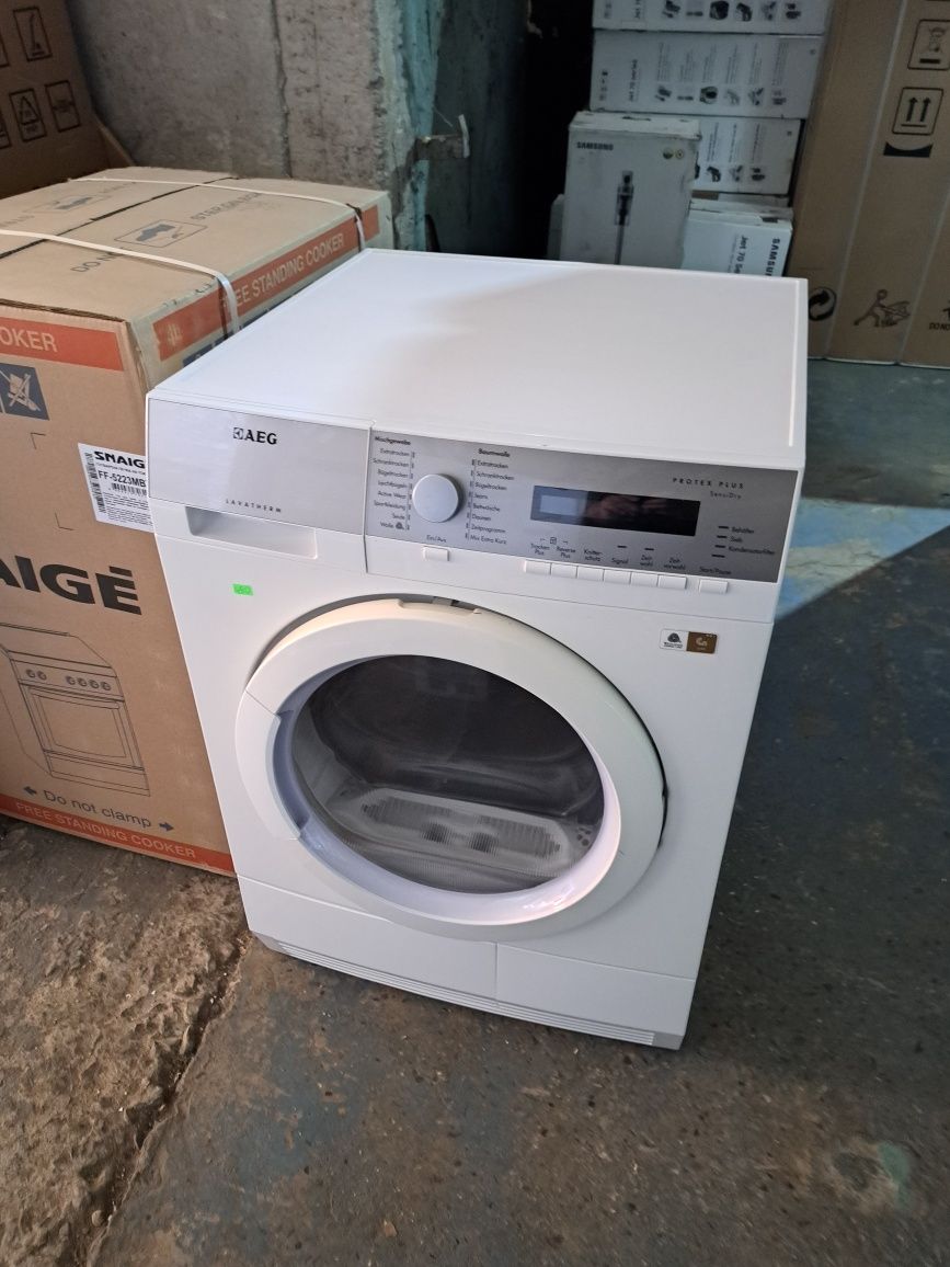 A+++Инверторна сушилня с термопомпа Аег/Aeg 8 кг гр. Карнобат • OLX.bg