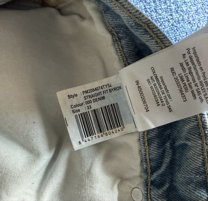 Pepe Jeans Byron Straight Jeans ОРИГИНАЛНИ мъжки дънки - 33 и 34