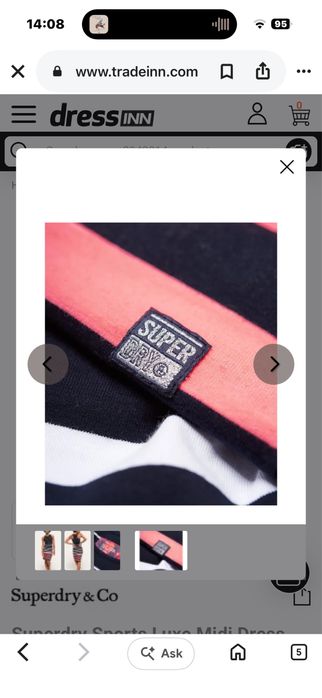 Superdry рокля размер М