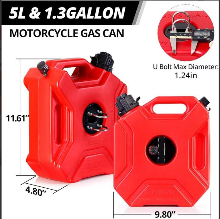 Tуба за Бензин 5 литра или 10 литра  за АТВ или УТВ и други приложения