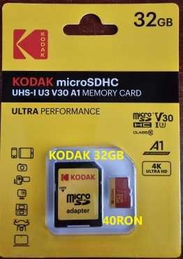 Card memorie MicroSD + adaptor – nou, sigilat OFERTA
