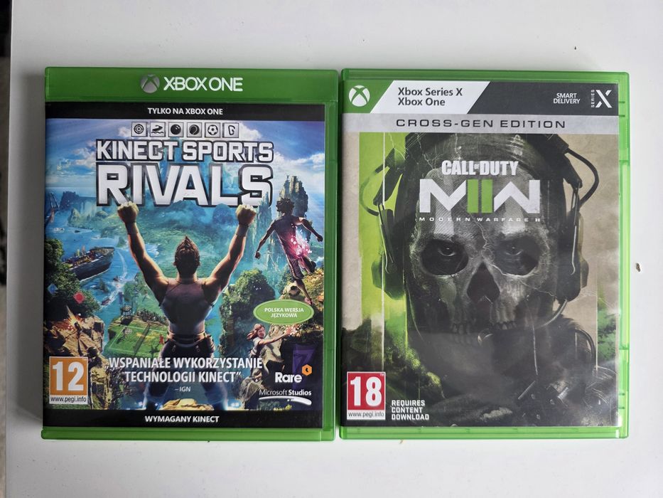 Kinect rivals + call of duty modern warfare2 ,xbox one.  One s ,series
