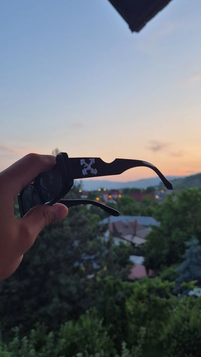 Ochelari de soare Off White Cady negri