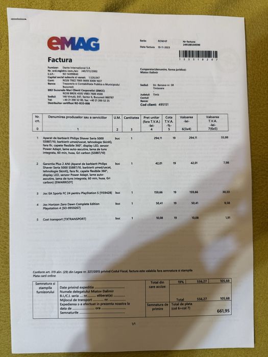 Aparat barbierit tuns Philips Shaver 5000 S5887/10 fara fir, garantie